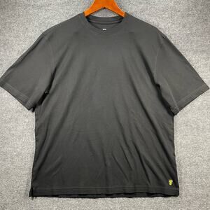 Lincs David Chu Pima T-Shirt Men's Large Black Short Sleeve Casual Golf Outdoors